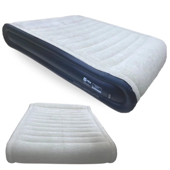 Colcho Inflvel Casal Brunei Nautika com Travesseiro Suporta At 250kg para Camping e Pesca