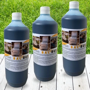 Kit 3 Solventes para Sanitrio Bac Bus 1 Litro Cada