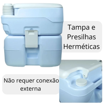 Vaso Sanitrio Porttil Ecocamp Porta Potti 20l Ntk Camping Banheiro Qumico Motorhome Trailer