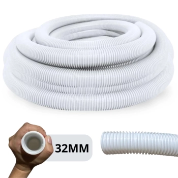 Kit Limpeza Piscina Mangueira 2m + Aspirador + Peneira + Flutuador + Cloro + Fita Prova Cloro
