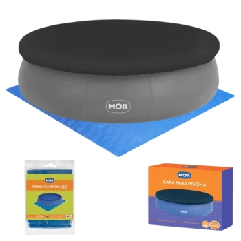 Kit Capa e Forro para Piscina Inflvel de 12 000 Ou 14 000 Litros Mor ( Piscina No Inclusa )