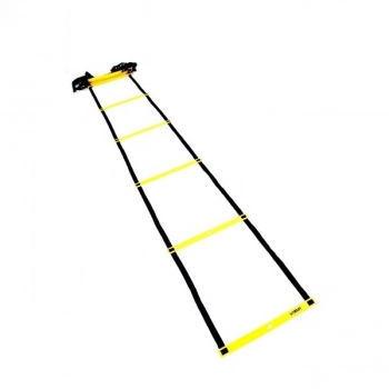 Kit Escada de Agilidade 4m + 20 Cones Chinesinho + Paraquedas + 5 Barreiras