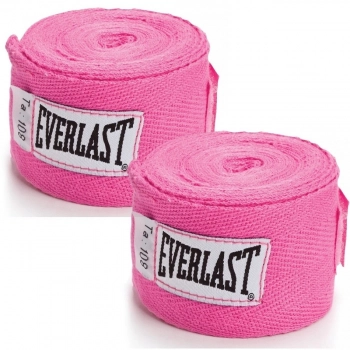 Kit Boxe Everlast com Luva pro Style 12 Oz Branca + Protetor Bucal + 2 Bandagens