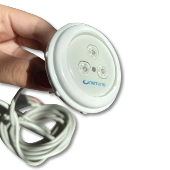 Refletor Super Led 3w Azul para Iluminao de Piscinas Marca Netuno