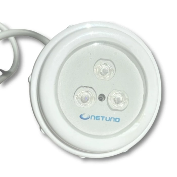 Refletor Super Led 3w Azul para Iluminao de Piscinas Marca Netuno