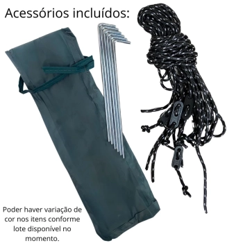 Toldo Cobertura Lona para Barraca 3m X 2,60m Amazn Camping Guepardo