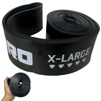 Faixa Elstica Super Band 6,4 Cm Extensor de Intensidade Super Forte Preta Liveup Exerccios