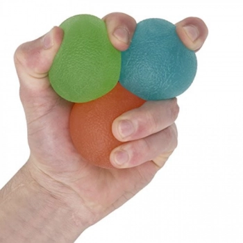 Kit 3 Bolas de Aperto Grip Ball Tenso Leve, Media e Forte (hand Grip)