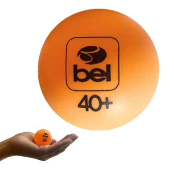 Bolinha de Ping Pong Tnis de Mesa 4 Cm Laranja 6 Unidades