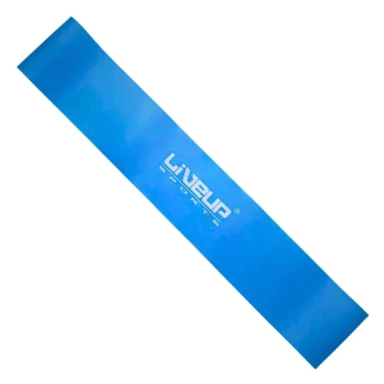 Faixa Elstica Tenso Forte + Mini Band Forte Cor Azul Liveup