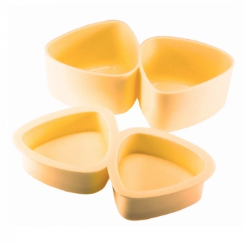 Forma Dupla para Oniguiri Sushi Bolinho de Arroz Triangular Amarela