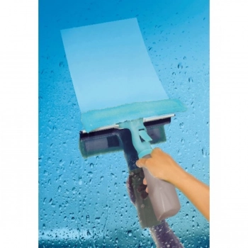 Kit Mop Spray com Reservatrio de gua + Mop Limpa Vidros Mor