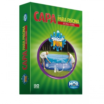 Kit Capa + Forro em Rfia para Piscina Redonda Inflvel 9000 L Mor