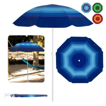 Kit Piscina Infantil 400 Litros Estrutural Mor + Capa e Forro + Guarda Sol 1,50 Mts Colorido