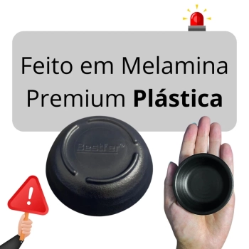 Molheira Porta Molho Shoyu 30 Ml Redonda para Sushi Comida Japonesa em Melamina Premium Kanpai