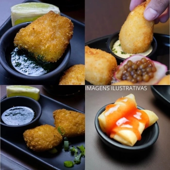 Molheira Porta Molho Shoyu 30 Ml Redonda para Sushi Comida Japonesa em Melamina Premium Kanpai