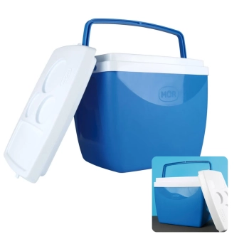 Caixa Trmica 18 Litros Cooler com Ala Azul Mor