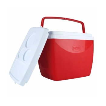 Caixa Trmica 18 Litros Cooler com Ala Vermelha Mor