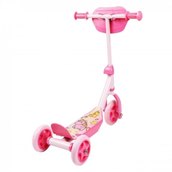 Patinete Infantil Triciclo 3 Rodas Altura Regulvel Rosa