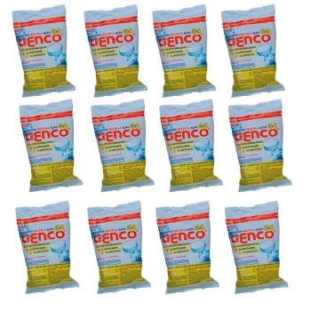 Kit 12 Pastilhas de Cloro 200gr Multipla Ao 3 em 1 com Clarificante e Algisttico