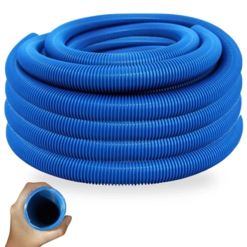 Kit Mangueira 50mm 6 Metros+ Haste Retrtil 3,40m + Flutuador+ 4 Pastilhas Cloro+ Peneira