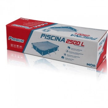 Kit Piscina Premium 2500 L + Capa + Forro Mor